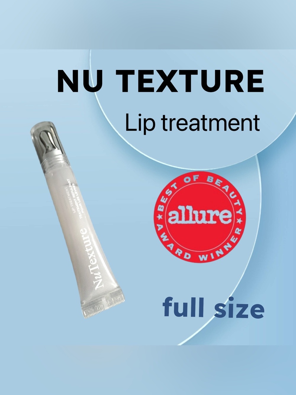 🌟🇰🇷🆕NWOB NUTEXTURE |FULL| Clear hydrating Lip Treatment Collagen & Peptides